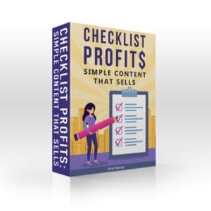 Checklist Profits - Simple Content That Sells