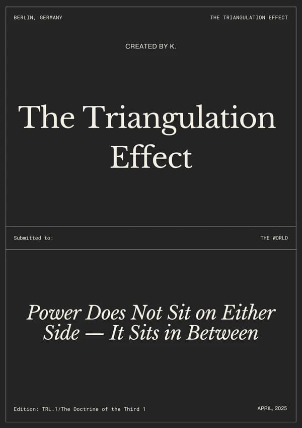 the-philosophy-of-k-the-triangulation-effect-collection